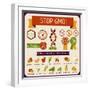 Information Poster Stop GMO!-incomible-Framed Art Print