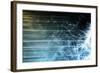 Information Technology Data Network as a Abstract-kentoh-Framed Art Print