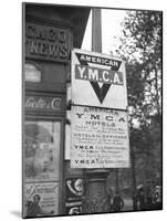 Informations in English on the YMCA Hotels, Club Rooms and Canteen Given by the American…-Jacques Moreau-Mounted Photographic Print