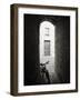 Infra Red Image of a Bicycle in Shady Alleyway, San Quirico D'Orcia, Tuscany, Italy, Europe-Lee Frost-Framed Photographic Print