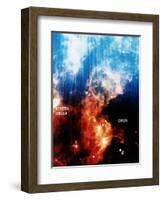 Infra-Red View of Constellation of Orion-null-Framed Giclee Print