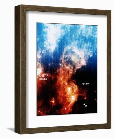 Infra-Red View of Constellation of Orion-null-Framed Giclee Print