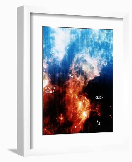 Infra-Red View of Constellation of Orion-null-Framed Giclee Print