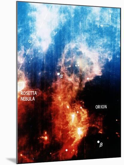 Infra-Red View of Constellation of Orion-null-Mounted Giclee Print