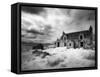 Infrared Image of a Derelict Farmhouse Near Arivruach, Isle of Lewis, Hebrides, Scotland, UK-Nadia Isakova-Framed Stretched Canvas