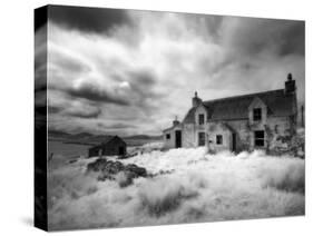 Infrared Image of a Derelict Farmhouse Near Arivruach, Isle of Lewis, Hebrides, Scotland, UK-Nadia Isakova-Stretched Canvas