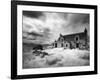 Infrared Image of a Derelict Farmhouse Near Arivruach, Isle of Lewis, Hebrides, Scotland, UK-Nadia Isakova-Framed Premium Photographic Print