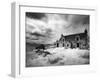 Infrared Image of a Derelict Farmhouse Near Arivruach, Isle of Lewis, Hebrides, Scotland, UK-Nadia Isakova-Framed Photographic Print