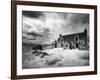 Infrared Image of a Derelict Farmhouse Near Arivruach, Isle of Lewis, Hebrides, Scotland, UK-Nadia Isakova-Framed Photographic Print