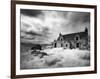 Infrared Image of a Derelict Farmhouse Near Arivruach, Isle of Lewis, Hebrides, Scotland, UK-Nadia Isakova-Framed Photographic Print