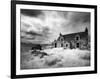 Infrared Image of a Derelict Farmhouse Near Arivruach, Isle of Lewis, Hebrides, Scotland, UK-Nadia Isakova-Framed Photographic Print