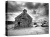 Infrared Image of a Derelict Farmhouse Near Arivruach, Isle of Lewis, Hebrides, Scotland, UK-Nadia Isakova-Stretched Canvas