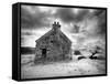 Infrared Image of a Derelict Farmhouse Near Arivruach, Isle of Lewis, Hebrides, Scotland, UK-Nadia Isakova-Framed Stretched Canvas