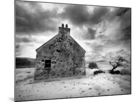 Infrared Image of a Derelict Farmhouse Near Arivruach, Isle of Lewis, Hebrides, Scotland, UK-Nadia Isakova-Mounted Photographic Print