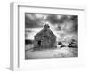 Infrared Image of a Derelict Farmhouse Near Arivruach, Isle of Lewis, Hebrides, Scotland, UK-Nadia Isakova-Framed Photographic Print