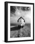 Infrared Image of a Fishing Boat, Dungeness, Kent, UK-Nadia Isakova-Framed Photographic Print