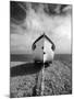 Infrared Image of a Fishing Boat, Dungeness, Kent, UK-Nadia Isakova-Mounted Photographic Print