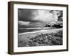 Infrared Image of Dalmore Beach, Isle of Lewis, Hebrides, Scotland, UK-Nadia Isakova-Framed Premium Photographic Print