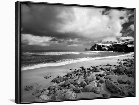 Infrared Image of Dalmore Beach, Isle of Lewis, Hebrides, Scotland, UK-Nadia Isakova-Framed Photographic Print