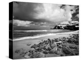 Infrared Image of Dalmore Beach, Isle of Lewis, Hebrides, Scotland, UK-Nadia Isakova-Stretched Canvas