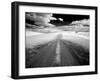 Infrared Image of Dirt Track Through Fields Near San Quirico D'Orcia, Tuscany, Italy, Europe-Lee Frost-Framed Photographic Print