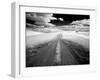 Infrared Image of Dirt Track Through Fields Near San Quirico D'Orcia, Tuscany, Italy, Europe-Lee Frost-Framed Photographic Print