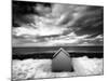 Infrared Image of Hut in Dunes Overlooking the North Sea, Bamburgh, Northumberland, England, UK-Lee Frost-Mounted Photographic Print