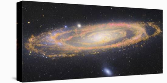 Infrared Image Of The Andromeda Galaxy-null-Stretched Canvas