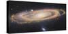 Infrared Image Of The Andromeda Galaxy-null-Stretched Canvas