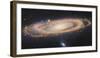 Infrared Image Of The Andromeda Galaxy-null-Framed Photographic Print