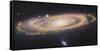 Infrared Image Of The Andromeda Galaxy-null-Framed Stretched Canvas