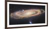 Infrared Image Of The Andromeda Galaxy-null-Framed Photographic Print