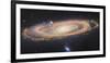 Infrared Image Of The Andromeda Galaxy-null-Framed Photographic Print