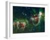 Infrared Mosaic of the Heart And Soul Nebulae in the Constellation Cassiopeia-Stocktrek Images-Framed Photographic Print