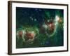 Infrared Mosaic of the Heart And Soul Nebulae in the Constellation Cassiopeia-Stocktrek Images-Framed Photographic Print