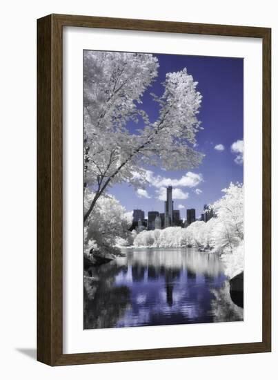 Infrared Reflections at Central Park-Vincent James-Framed Photographic Print