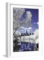 Infrared Reflections at Central Park-Vincent James-Framed Photographic Print