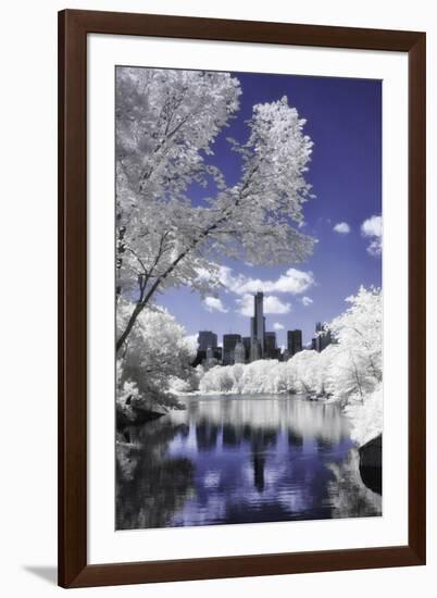 Infrared Reflections at Central Park-Vincent James-Framed Photographic Print