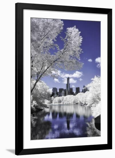 Infrared Reflections at Central Park-Vincent James-Framed Photographic Print