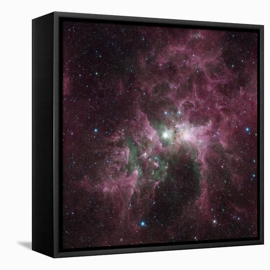 Infrared View of the Carina Nebula-null-Framed Stretched Canvas