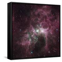 Infrared View of the Carina Nebula-null-Framed Stretched Canvas