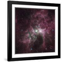 Infrared View of the Carina Nebula-null-Framed Photographic Print