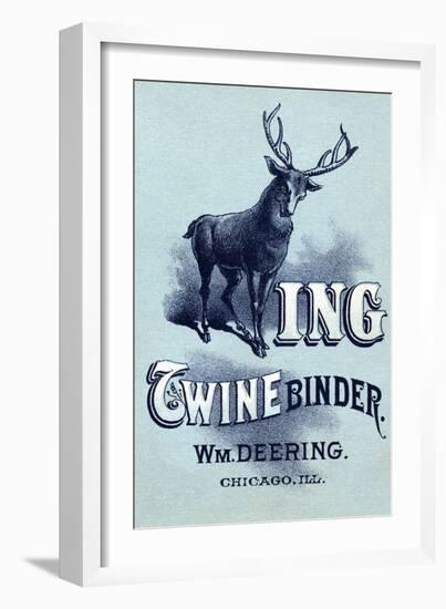 Ing Twine Binder-null-Framed Art Print