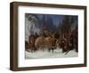 Inga Kongemor entrusts her son to the Birkebeiner chief Dagfinn Bonde, 1872-Erik Theodor Werenskiold-Framed Premium Giclee Print