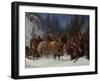 Inga Kongemor entrusts her son to the Birkebeiner chief Dagfinn Bonde, 1872-Erik Theodor Werenskiold-Framed Giclee Print