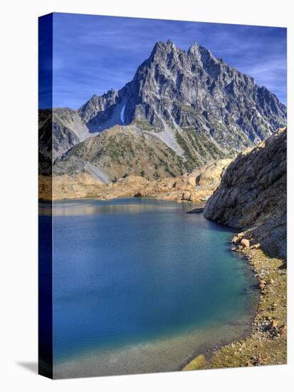 Ingalls Lake and Mt. Stuart, Alpine Lakes Wilderness, Washington, Usa-Jamie & Judy Wild-Stretched Canvas