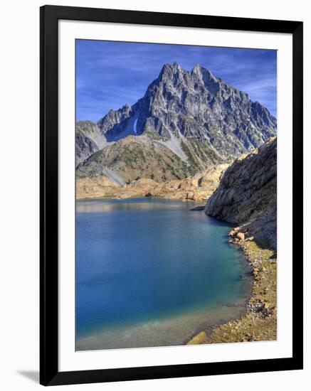 Ingalls Lake and Mt. Stuart, Alpine Lakes Wilderness, Washington, Usa-Jamie & Judy Wild-Framed Premium Photographic Print