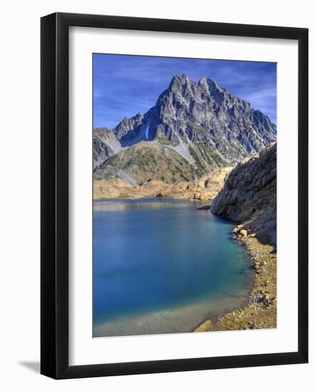 Ingalls Lake and Mt. Stuart, Alpine Lakes Wilderness, Washington, Usa-Jamie & Judy Wild-Framed Photographic Print