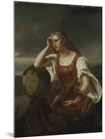 Ingeborg by the ocean, 1845-Fritz Jensen-Mounted Giclee Print