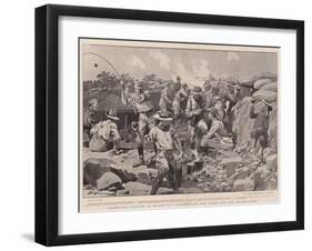 Ingenious Tactics at Mafeking, Incidents of the Fight for the Brickfields-Frederic De Haenen-Framed Giclee Print